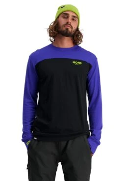 Mons Royale Yotei Tech LS Miesten Merinovillainen Aluspaita