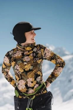 Mons Royale - Cascade Merino Flex 200 LS Mock Neck - Naisten Merinovillainen Välipaita -Swix || Mons Royale || Odlo 100620 2165 584 34f3f8e83f0ff54d058f3682e901c604 10