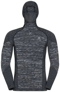 Odlo The Blackcomb ECO Long Sleeve With Facemask Miesten Tekninen Aluspaita