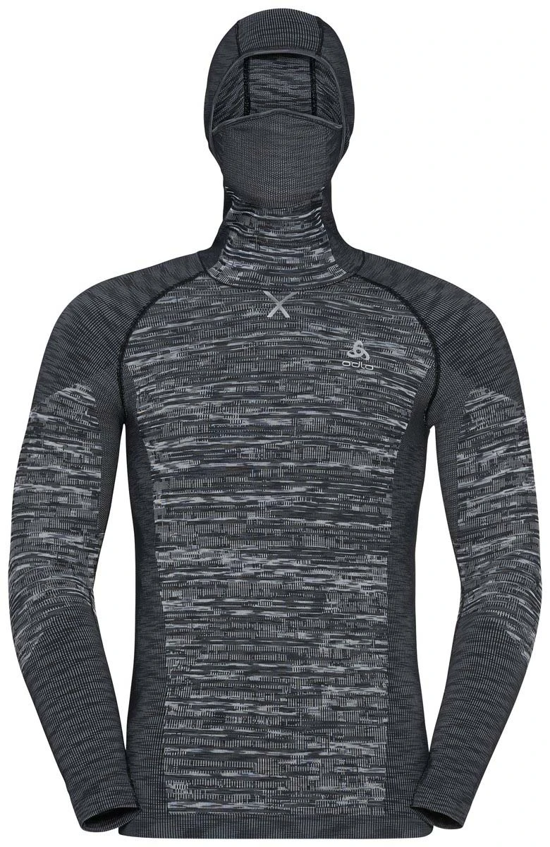Odlo The Blackcomb ECO Long Sleeve With Facemask Miesten Tekninen Aluspaita 3 Odlo The Blackcomb ECO Long Sleeve With Facemask Miesten Tekninen Aluspaita