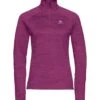 Odlo Millennium Element Half-Zip LS Midlayer Naisten Tekninen Aluspaita