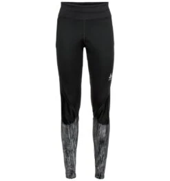 Odlo Zeroweight Warm Reflective Tights - Naisten Juoksu- Ja Hiihtohousuti