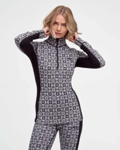 Kari Traa - ROSE H/Z - Naisten Merinovillainen Paita -Swix || Mons Royale || Odlo 622691 BLACK 677dce17b2a243e5c4d45e6835c5fce5 3