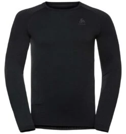 Odlo - Performance Warm Eco Crew Neck M - Miesten Tekninen Alushousu