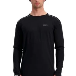 Mons Royale Alta Tech LS Crew, Miesten Merinovillainen Aluspaita