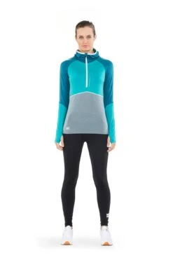 Mons Royale Checklist Hood LS Geo (W)