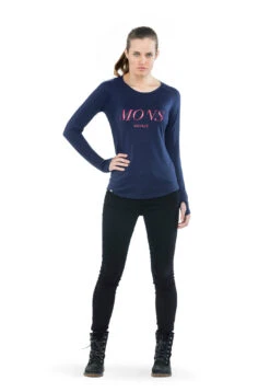 Mons Royale Rocker Raglan LS Serif (W)